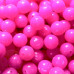 6mm Pink Coloured Plastic Beads Qty 100 per pack